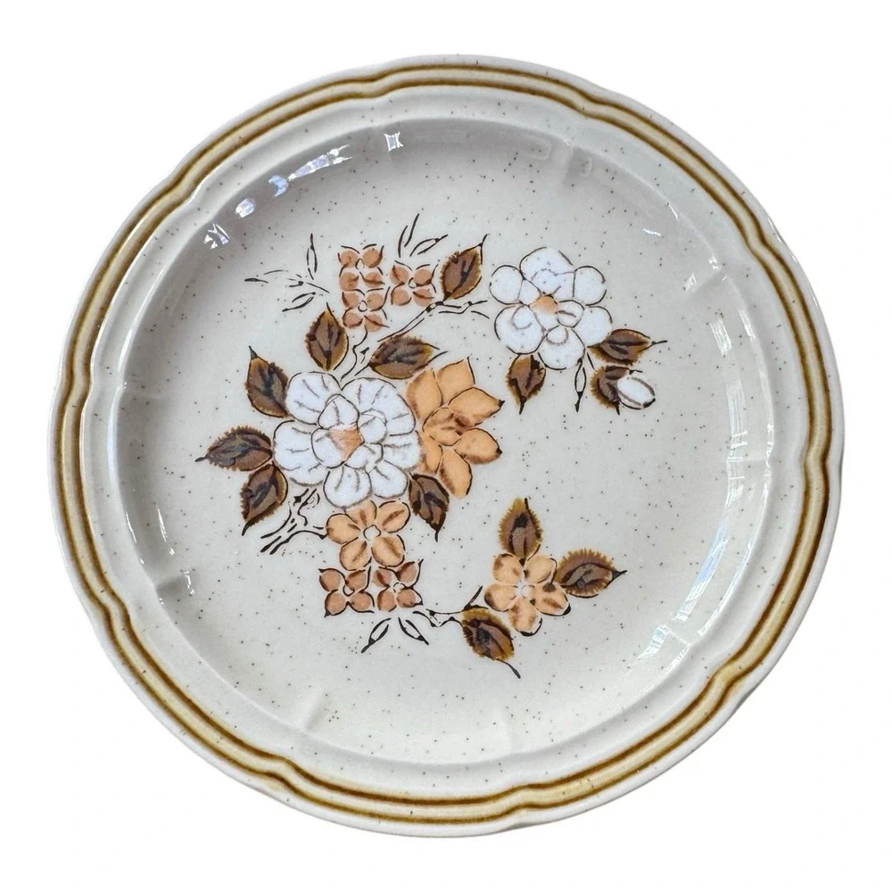 Crown Manor Autumn Blossom Bread and Butter Plate 6 5/8